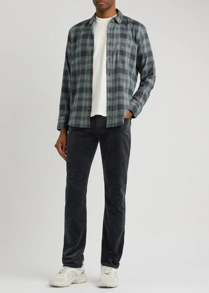 Paige Federal slim straight-leg corduroy jeans 4