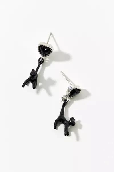 Urban Outfitters Hearts & Cats Drop Earring 2