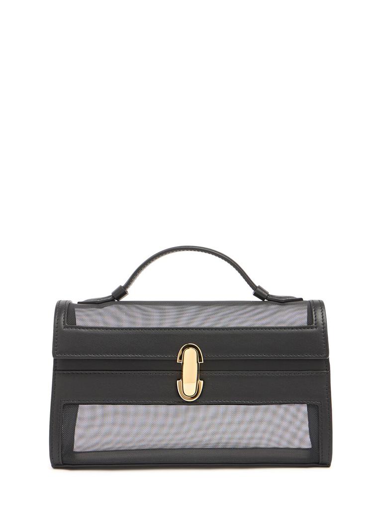 SAVETTE The Symmetry Mesh W/ Leather Pochette