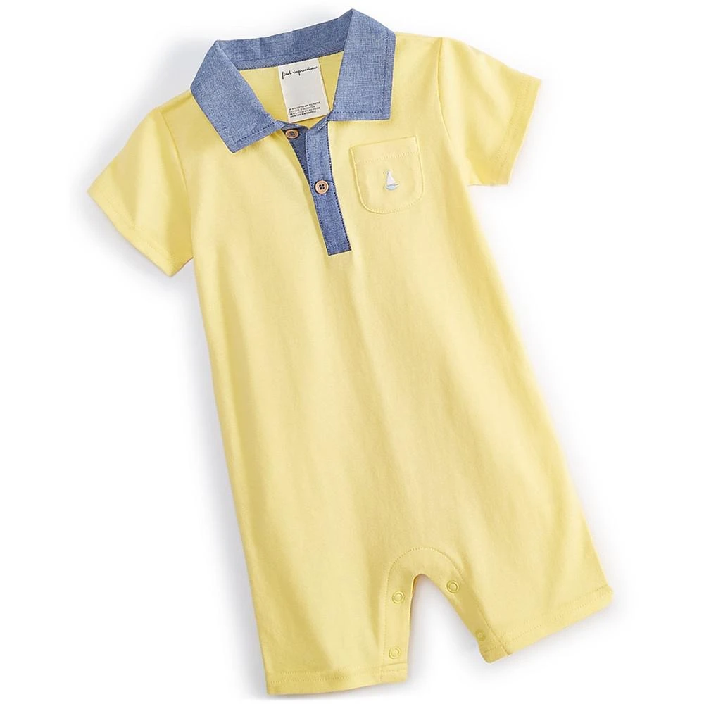 First Impressions Baby Boys Embroidered Boat Sunsuit, Created for Macy's 1
