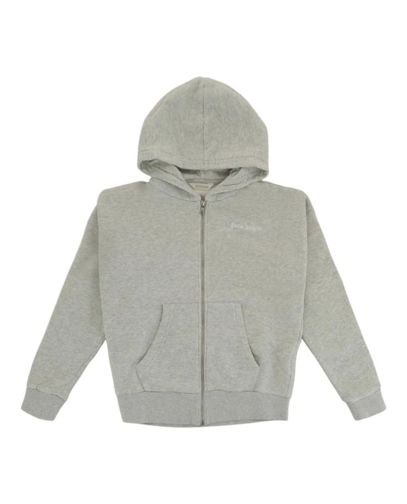 Palm Angels Classic Overlogo Zip-Up Hoodie 1