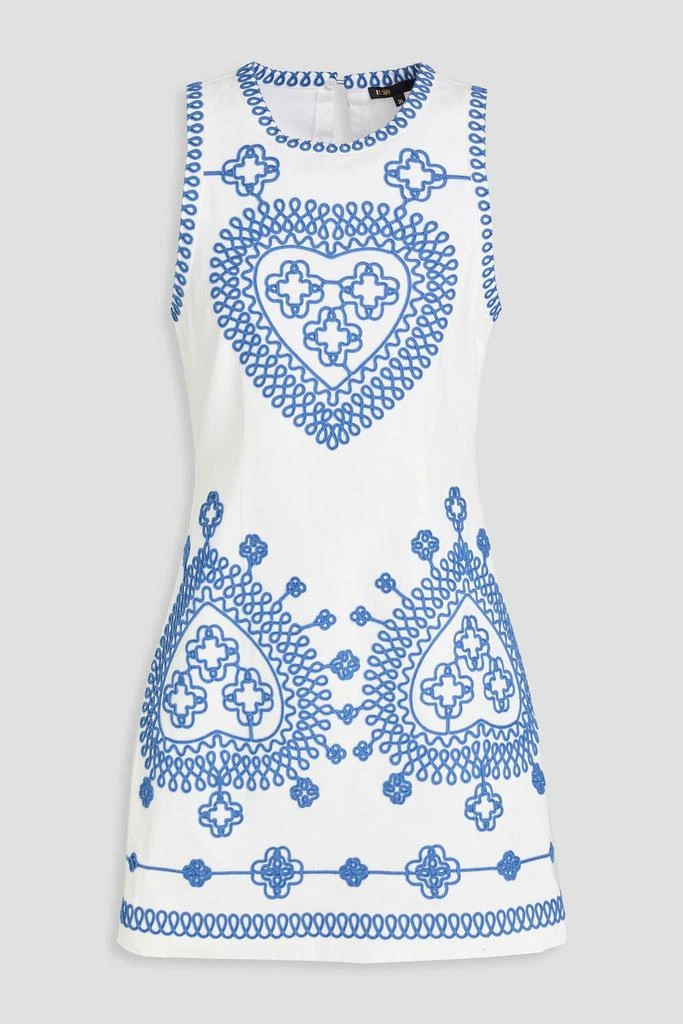 Embroidered cotton-blend twill mini dress  On Sale Now with Up to 60% Off  | Discover Exclusive Deals & Savings at BeyondStyle  Authentic Maje summer  dresses|clothing|mini dresses|women|dresses with Limited-Time Discounts,  Free