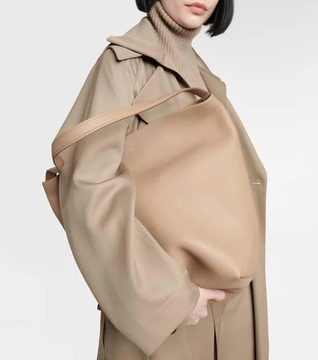 The Row Park Large leather tote bag 6