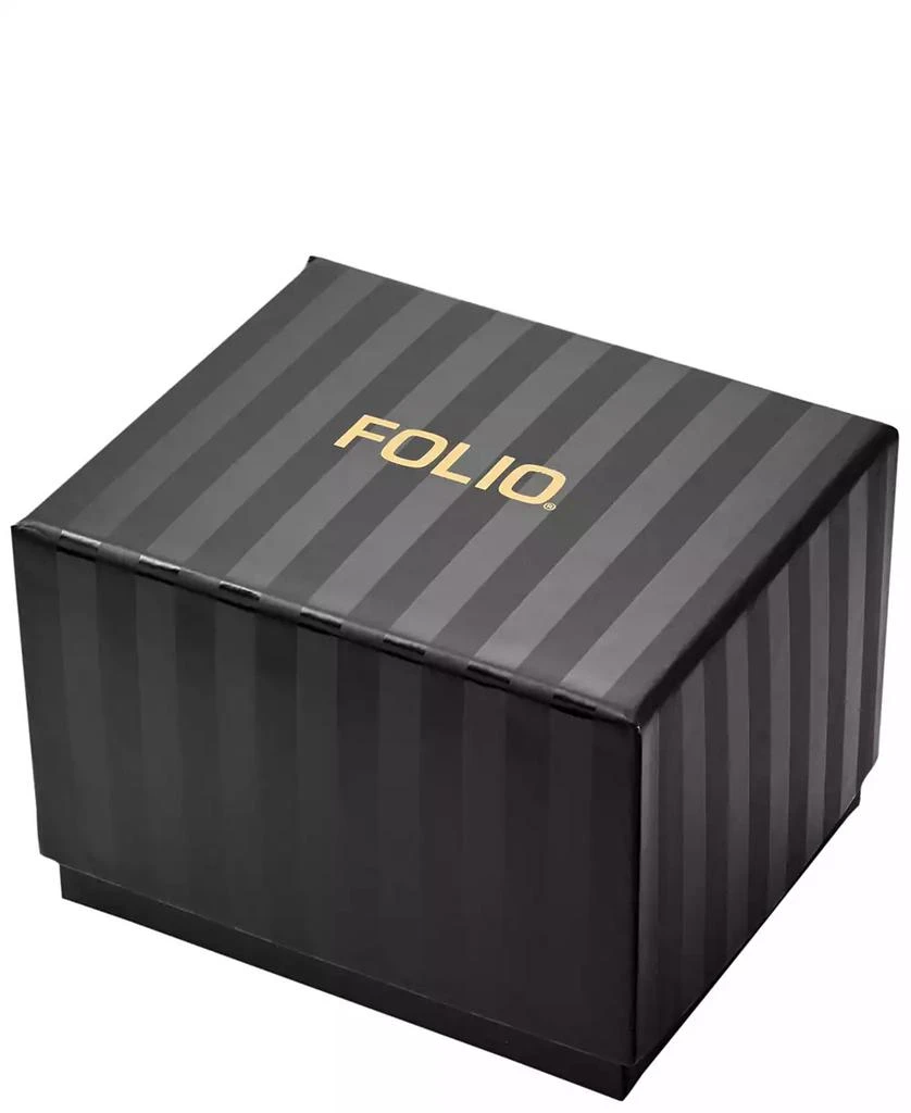 Folio Women's Rose Gold-Tone Bracelet Watch Gift Set, 26mm 4