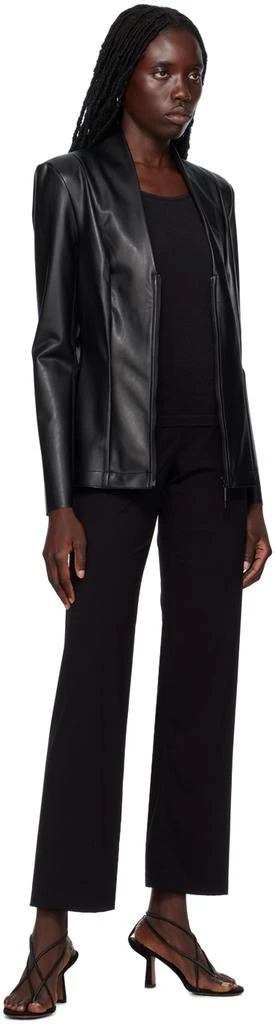 Wolford Black Jenna Faux-Leather Jacket 4