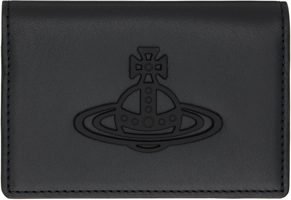 Vivienne Westwood Black Half Moon Card Holder - Bags