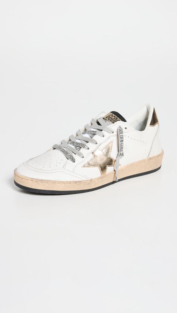 Golden Goose Ballstar Leather Upper Laminated Star Sneakers