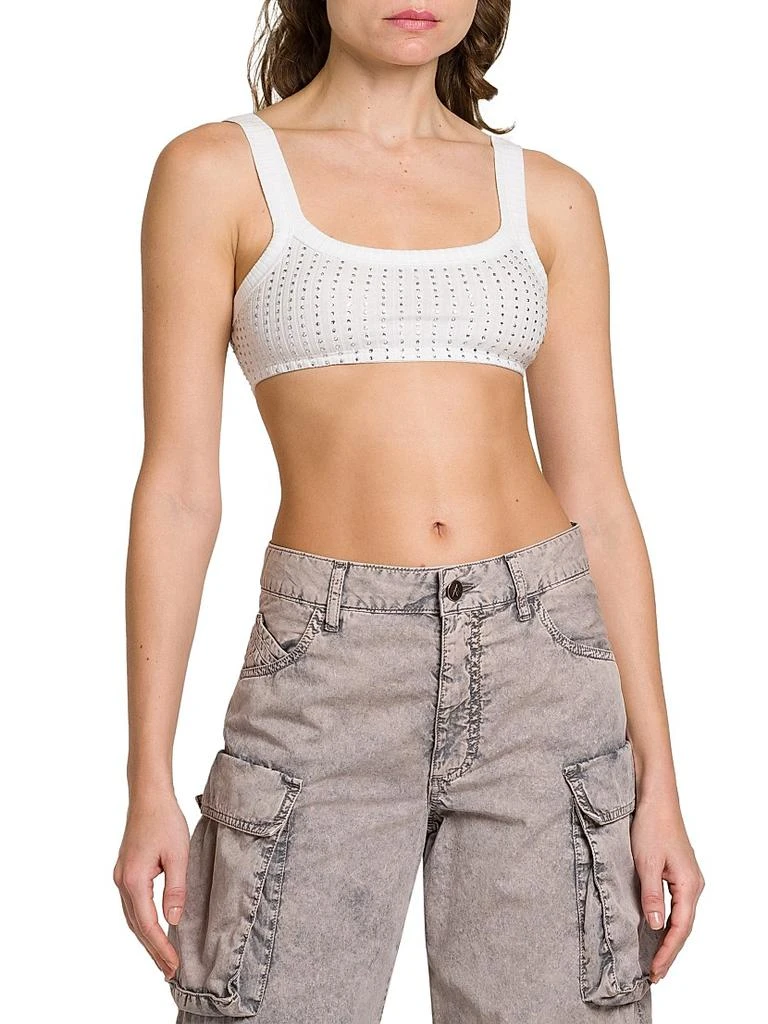 The Attico Thermostrass Macro Rib Bra Top 3