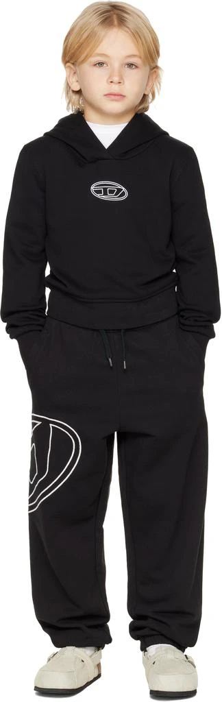 Diesel Kids Black Sasyhood Hoodie 4