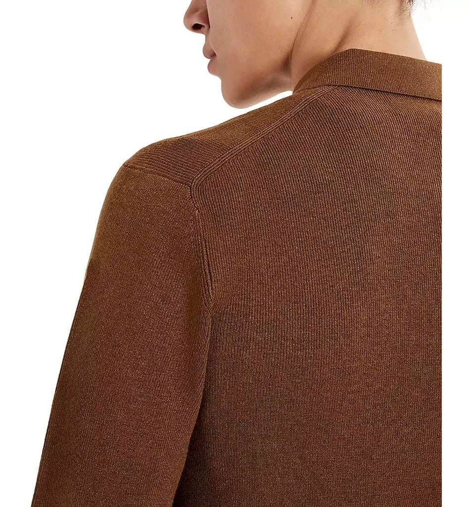 Kenneth Cole Men's Slim-Fit Zip-Placket Long Sleeve Polo Sweater 3