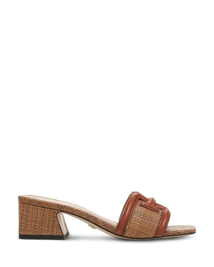 Sam Edelman Women's Waylon Square Toe Logo Block Heel Sandals 2