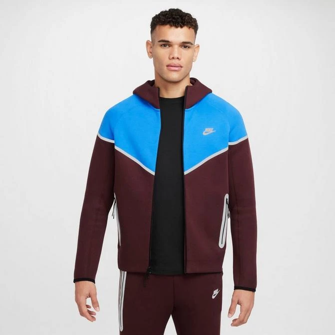 NIKE Men's Nike Sportswear Tech Fleece Reflective Full-Zip Hoodie 1