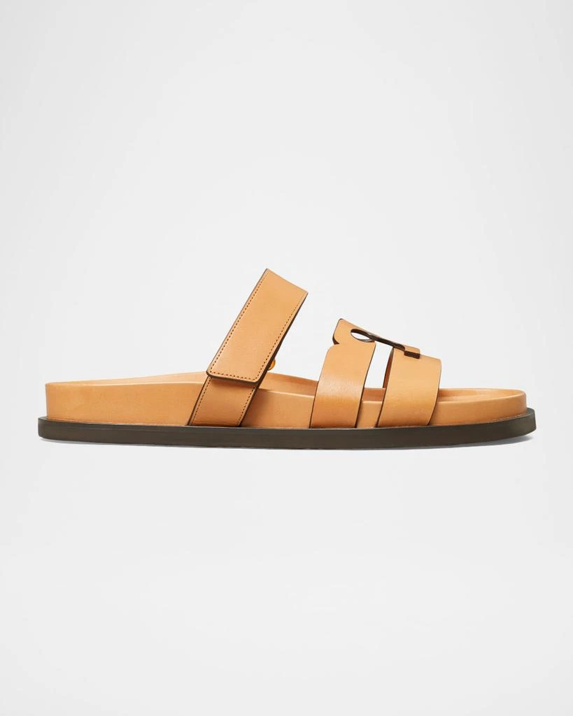 Tory Burch Ines Sport Leather Slide Sandals 1