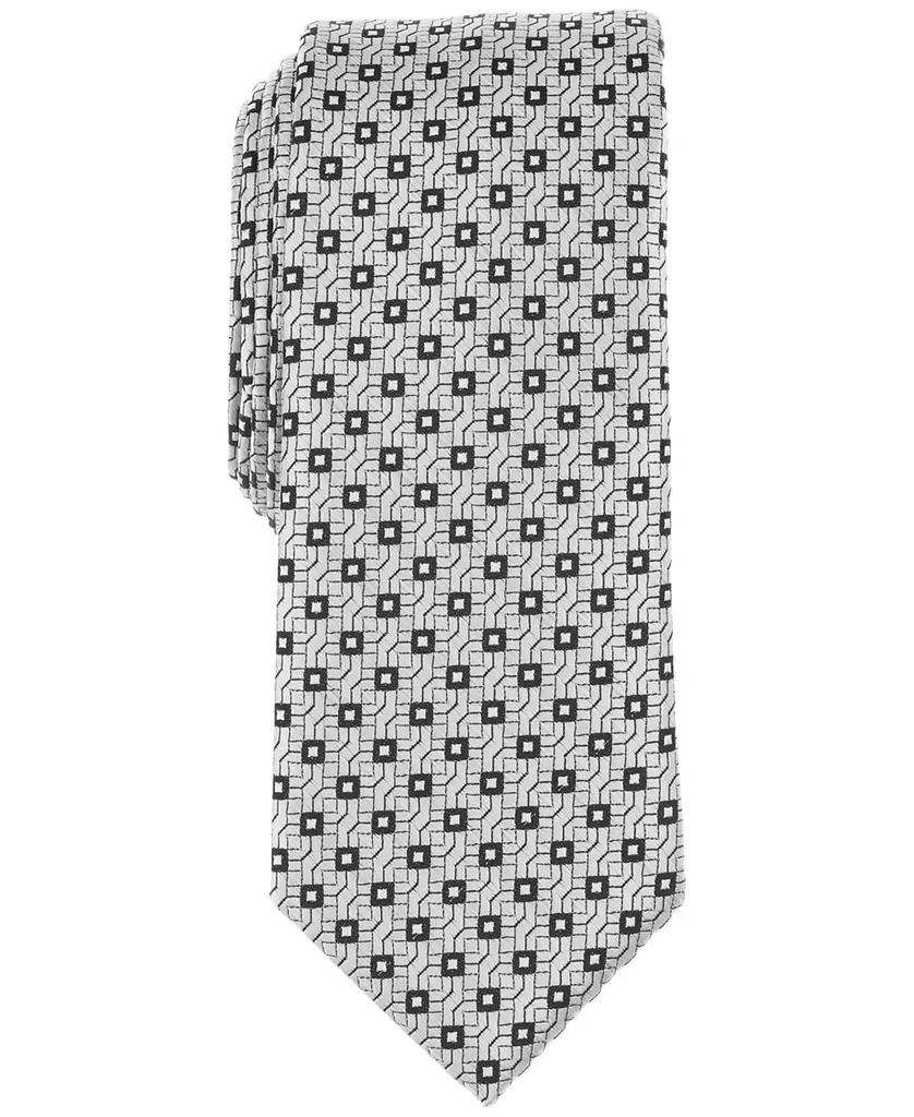 Alfani Men's Alene Slim Geometric Print Tie, Exclusively at Macy's