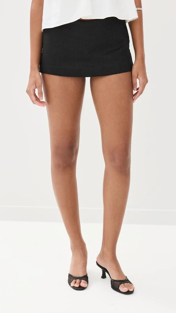 Reformation Mia Low Waist Linen Skort 1