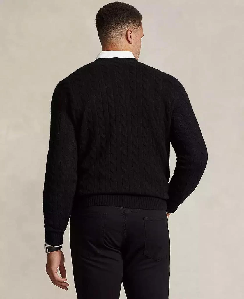 Ralph Lauren Men's Big & Tall Cable-Knit Wool-Cashmere Sweater 2
