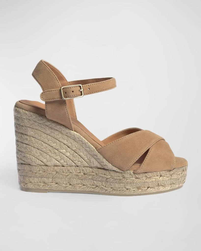 Castaner Blaudell Canvas Wedge Espadrille Sandals from Neiman Marcus