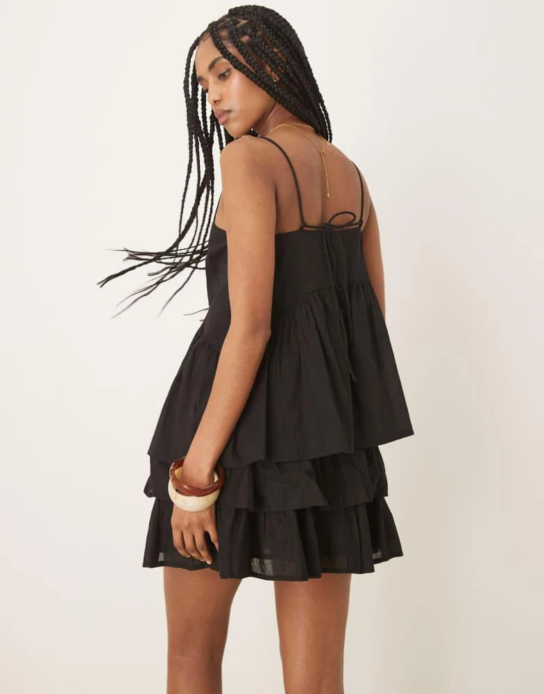 ASOS ASOS DESIGN rara mini skirt in black 2