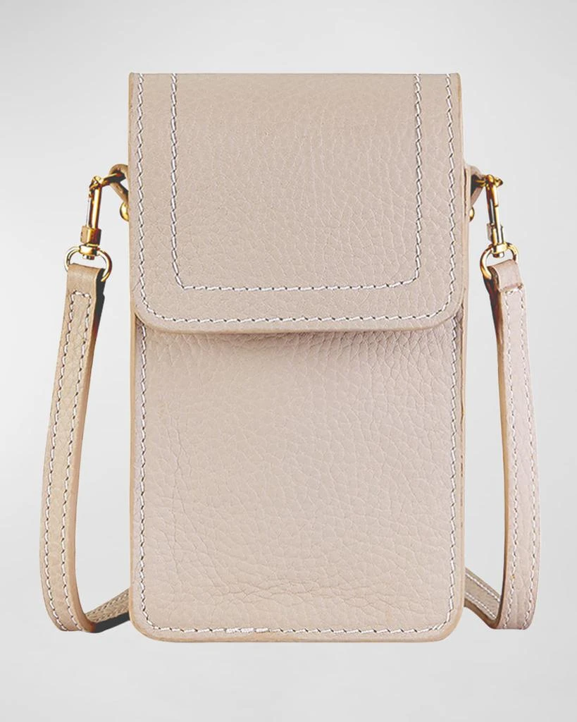 Gigi New York Liv Phone Pebble Leather Crossbody Bag 1