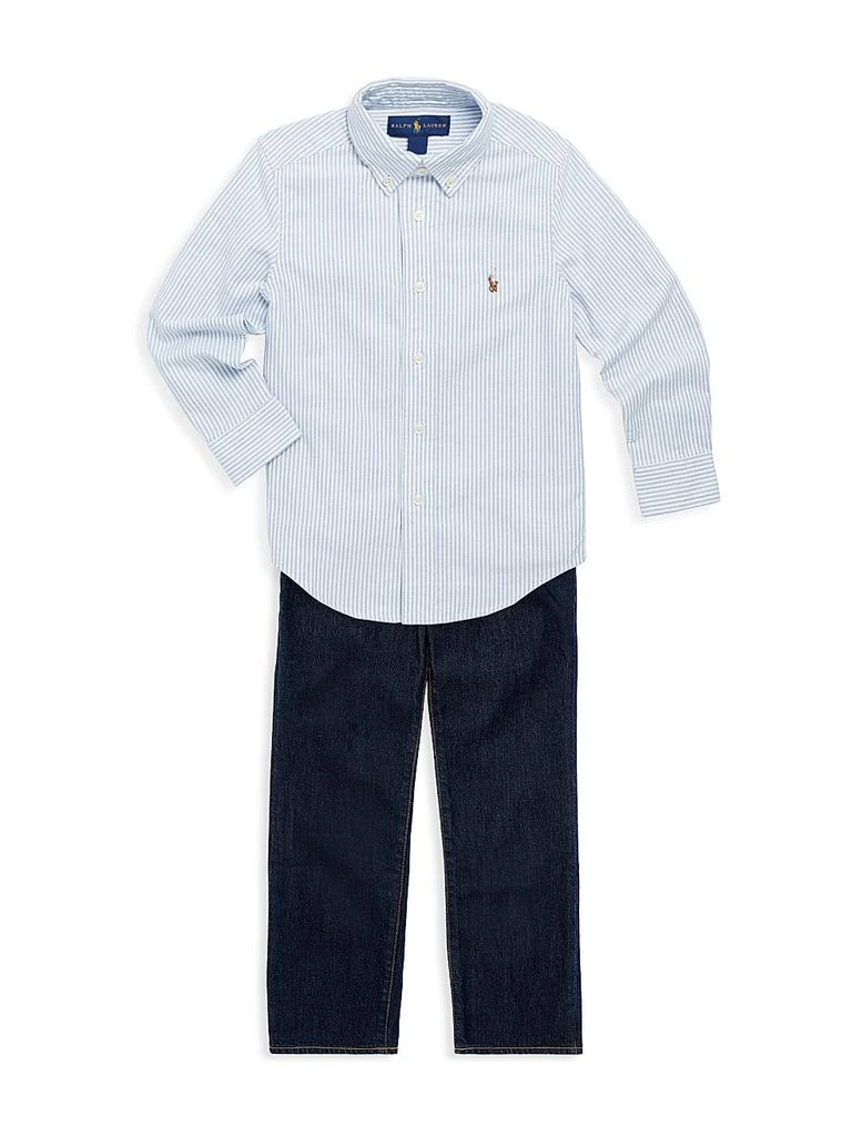 Ralph Lauren Little Boy's & Boy's Cotton Oxford Sport Shirt 2