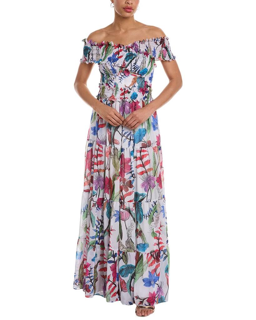 PatBO PatBO Zamia Off-The-Shoulder Maxi Dress