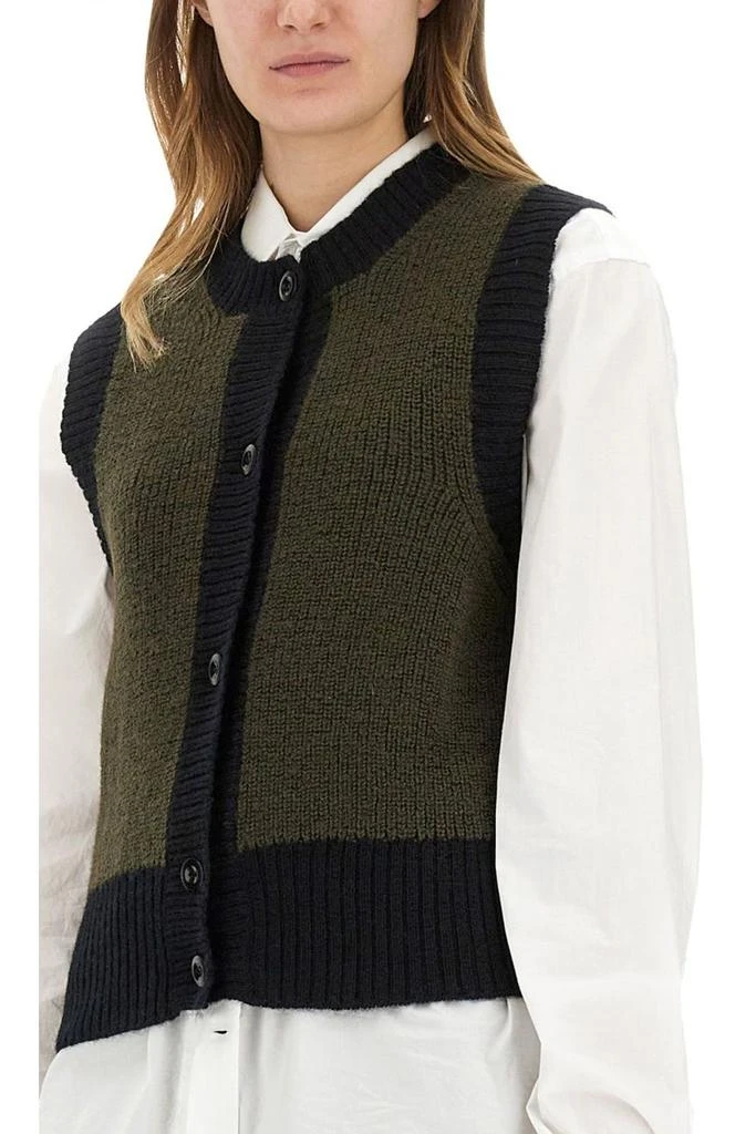 Margaret Howell Margaret Howell Wool Button Vest 4