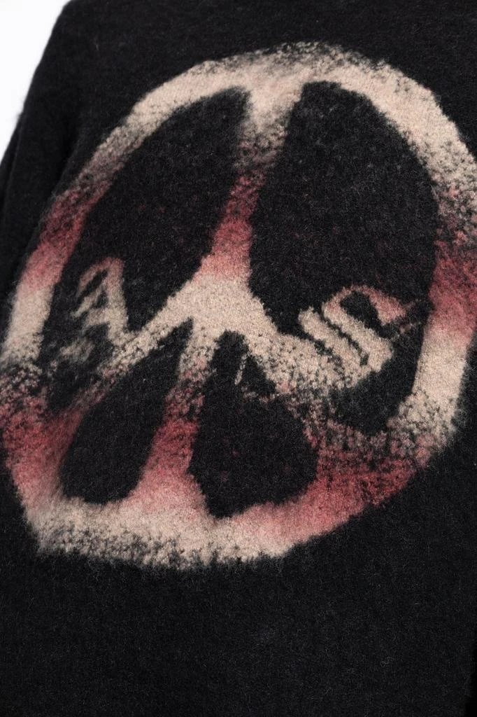ALL SAINTS Allsaints Peace Symbol Knit Sweater 5