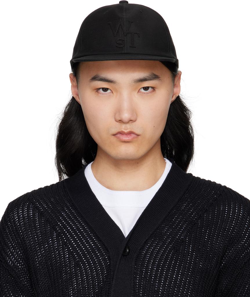 【sacai】Embroidered S Mohair Beanie Sacai Black 'S' Mohair Beanie - Hats - BeyondStyle