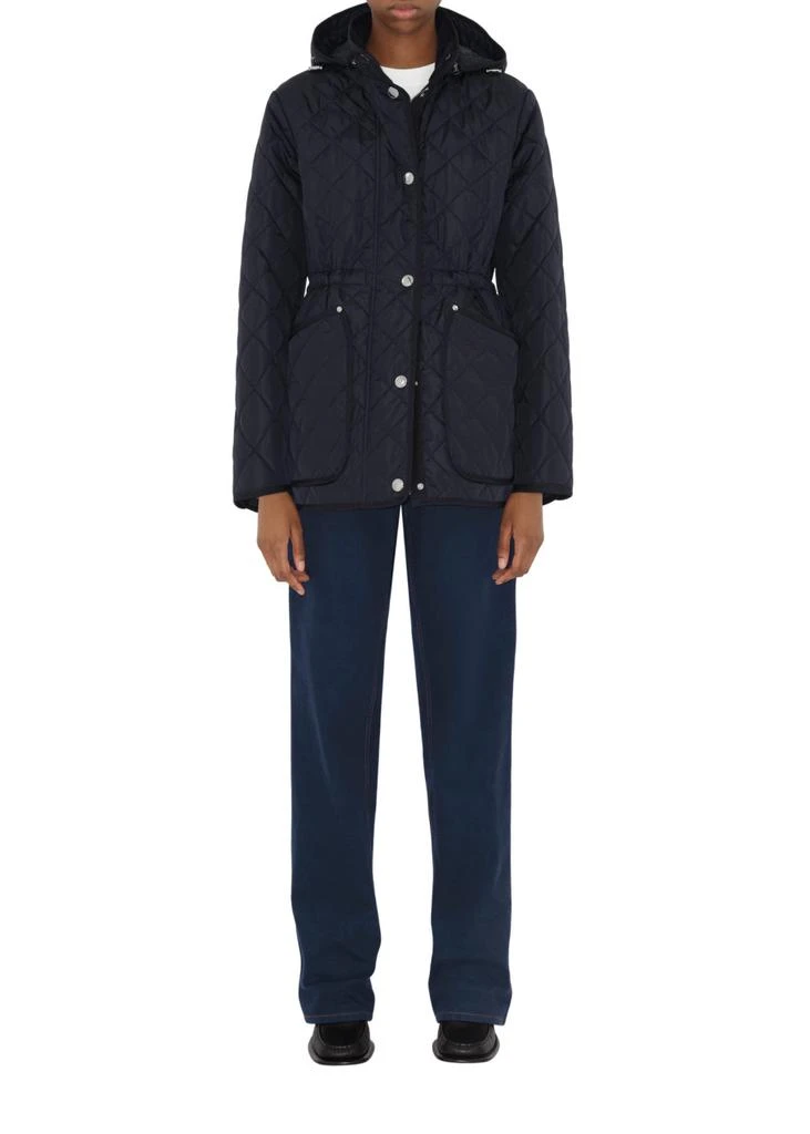 Burberry Quilted nylon hooded jacket 2