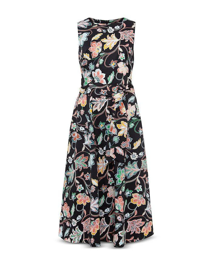 HOBBS LONDON Emilie Cotton Floral Midi Dress 7