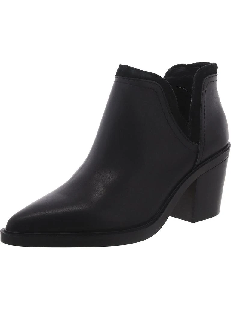 Vince Camuto Riggie Womens Leather Slip-On Ankle Boots 1