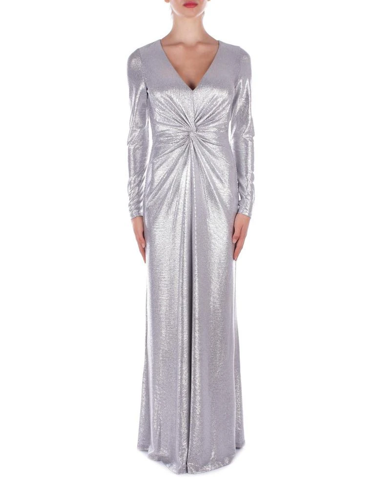 Ralph Lauren Lauren Ralph Lauren Twist-Detailed Long-Sleeved Gown 1