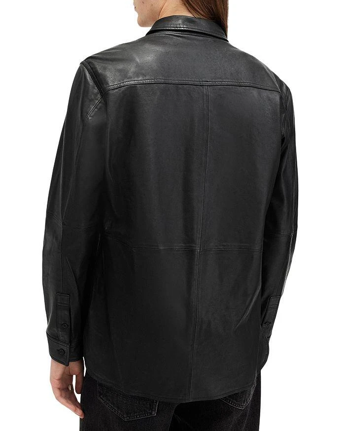 ALL SAINTS Compass Leather Shirt 3