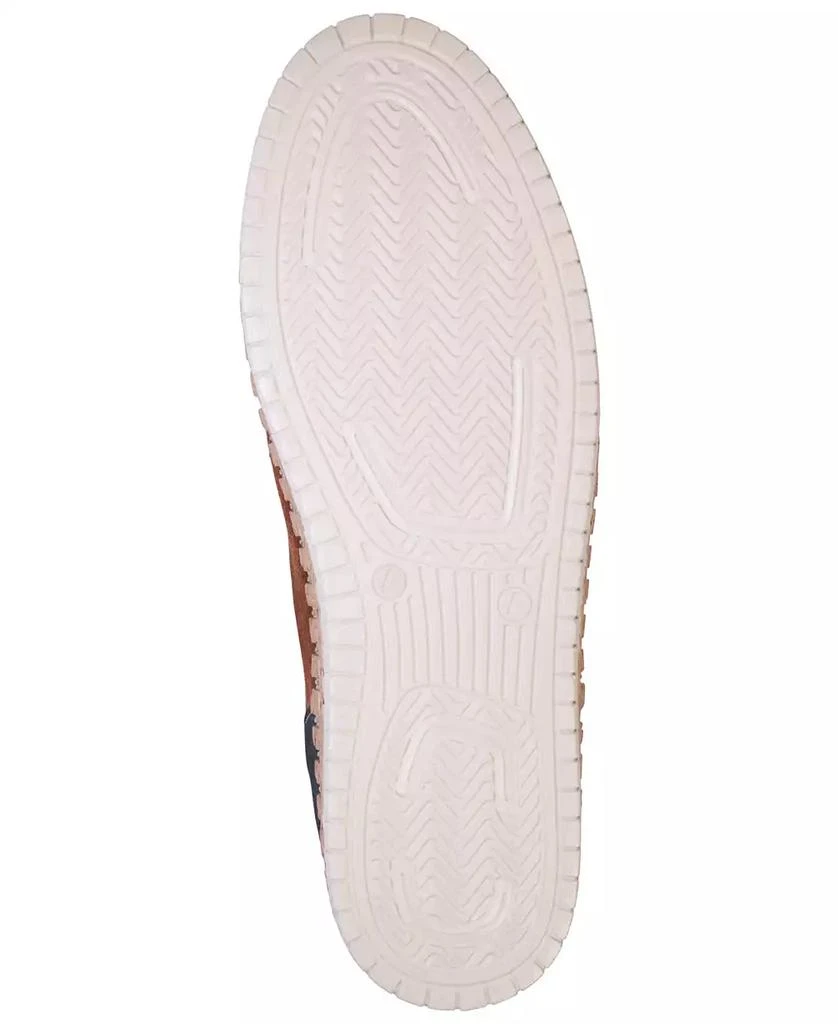 Cools 21 Women's Paisley Two Tone Suede Slip-On Flats 4