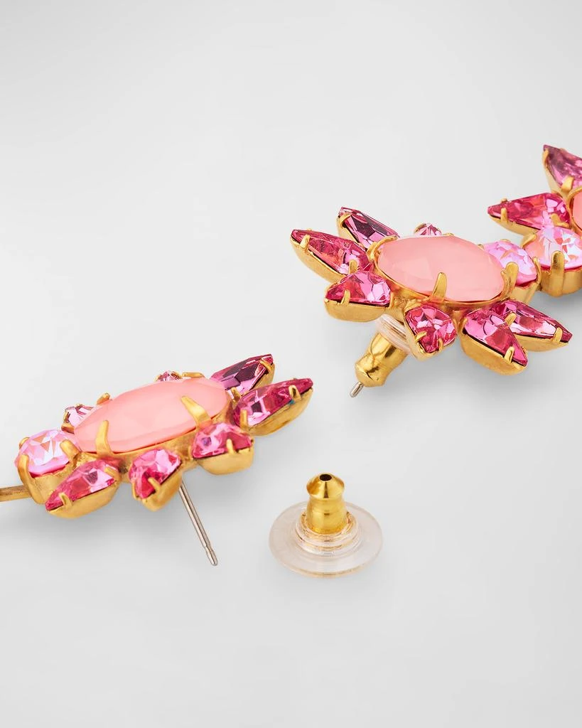 Elizabeth Cole Steora Linear Crystal Earrings 4