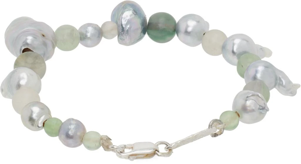 Pearls Before Swine Blue & Green Baroque Bracelet 2