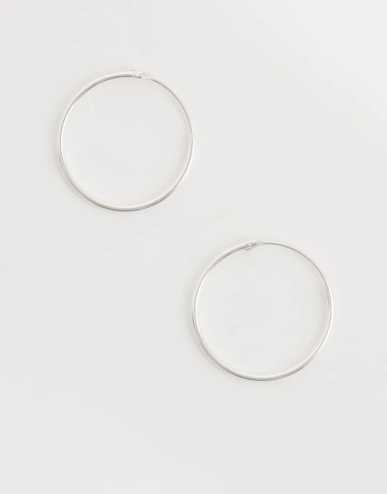 Kingsley Ryan Kingsley Ryan 18mm hoops in sterling silver