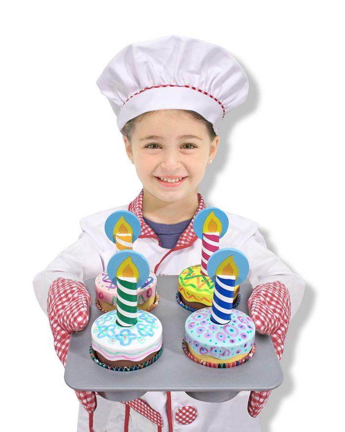 Melissa & Doug Bake & Decorate Cupcake Set - Ages 3+