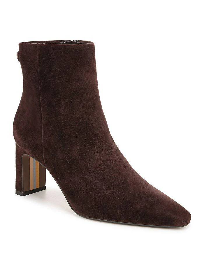 Sam Edelman Women's Saige Pointed Toe Mid Heel Ankle Booties 1