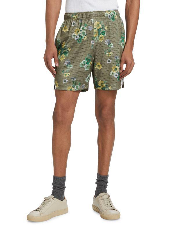 John Elliott Rivalry Floral Mesh Shorts