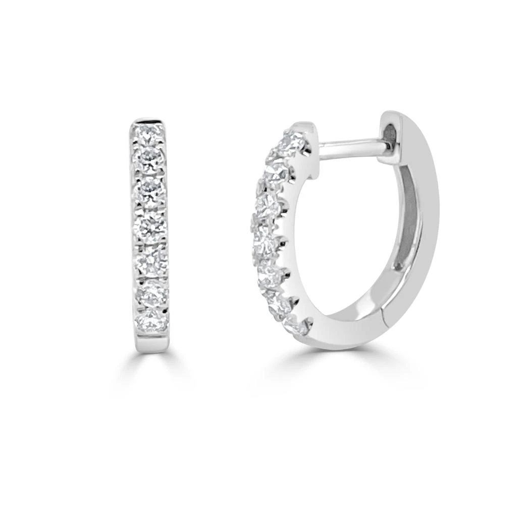 Sabrina Designs 14k Gold & Diamond Huggie Earrings 3