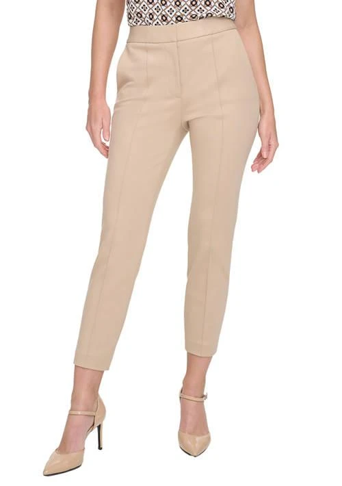 Tommy Hilfiger Hilfiger Womens Pintuck Slim Leg Ankle Pants 1