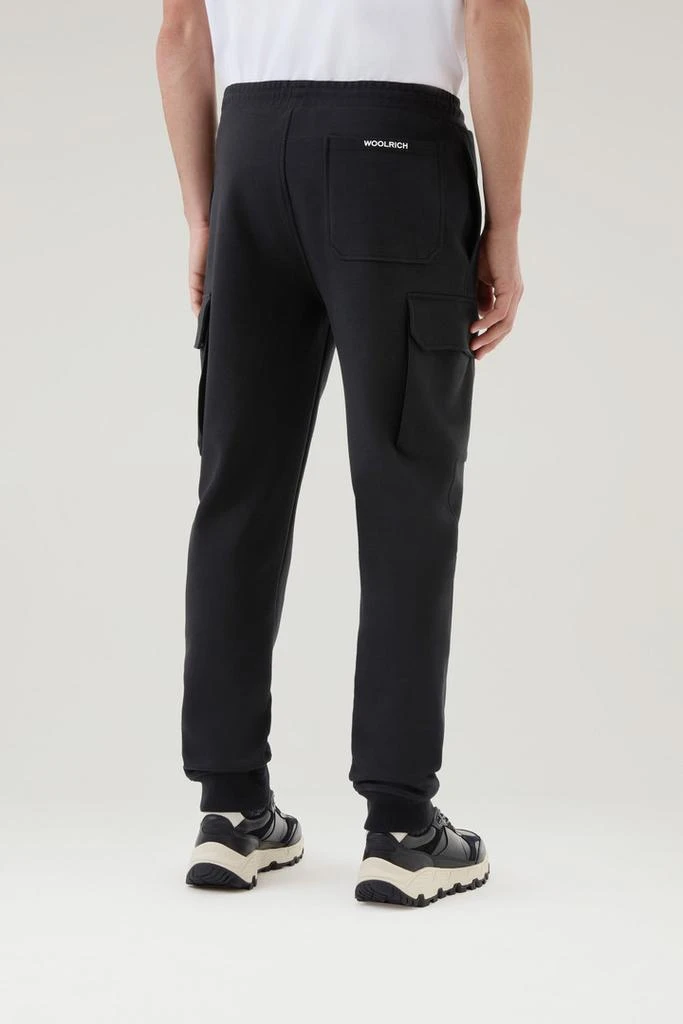 WOOLRICH Sweatpants in Stretch Cotton Blend - Men - Black 3