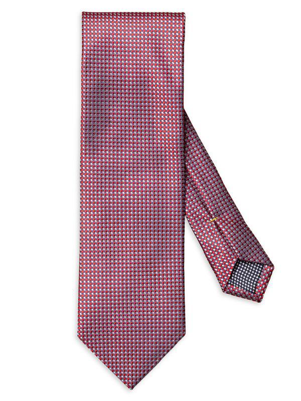 Eton Neat Print Silk Tie