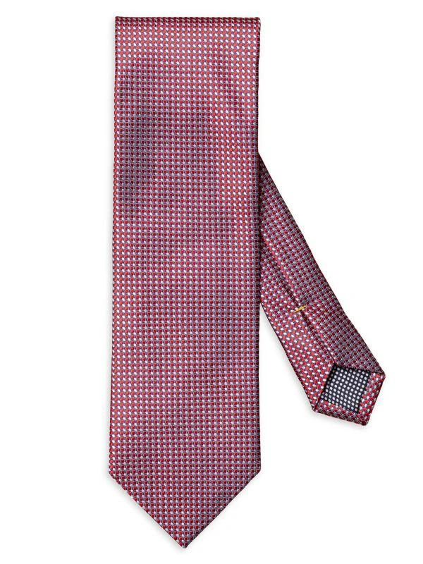 Eton Neat Print Silk Tie 1