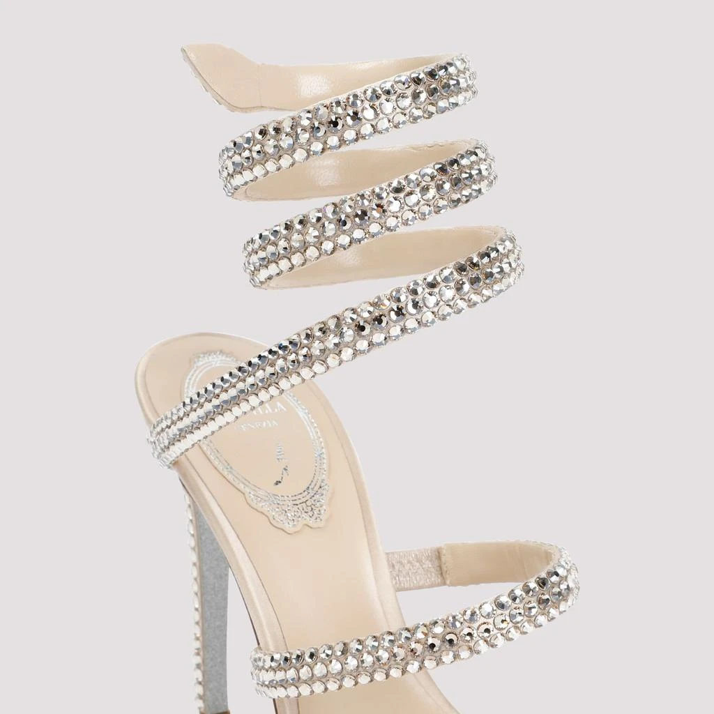 Rene Caovilla RENÉ CAOVILLA GOLD SANDALS 4