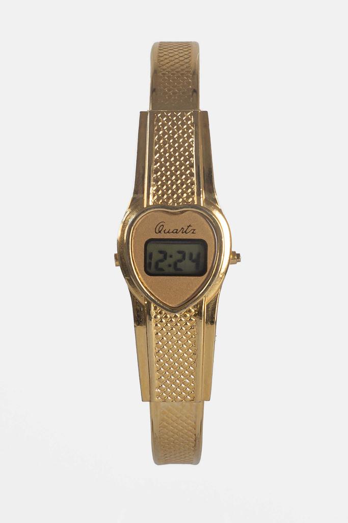 Los Angeles Apparel WCHRHEB - Gold Heart Bracelet Watch
