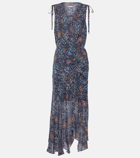 VERONICA BEARD Dovima floral silk midi dress 1