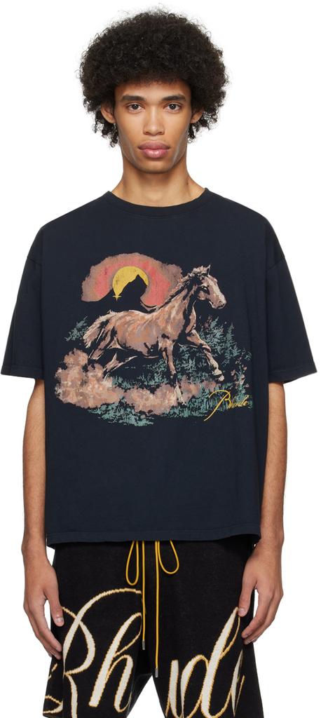 Rhude Black Tobacco T-shirt - T-Shirts - BeyondStyle