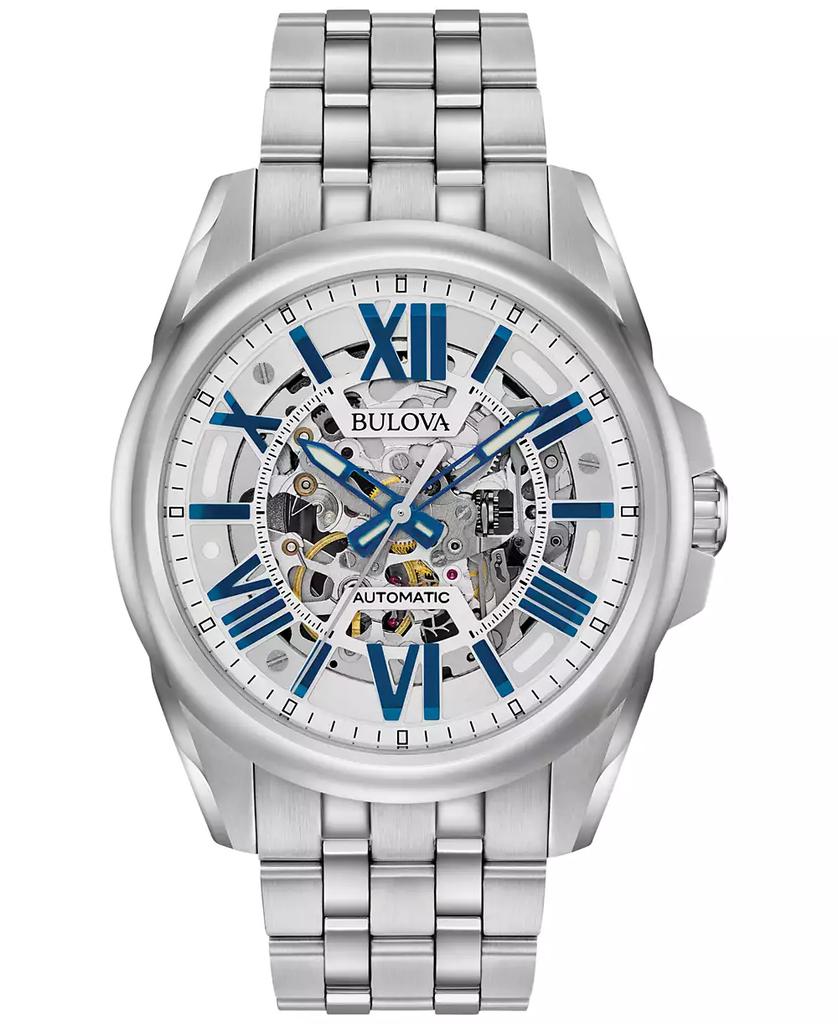 Bulova Men's Automatic Stainless Steel Bracelet Watch 43mm 96A187